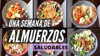 UNA SEMANA DE ALMUERZOS SALUDABLES | Michela Perleche