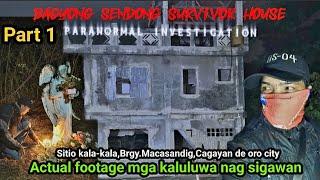 Bagyong sendong survivor house,actual footage mga kaluluwa nag sigawan
