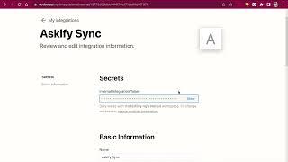 Sync Askify with Notion