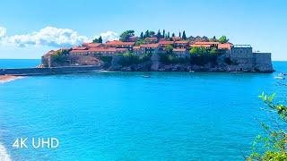 Virtual Vacation to The Adriatic Sea: 1 Hour of Beautiful Scenery From Montenegro (4K UHD)