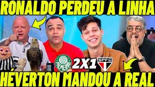 RONALDO PERDEU A LINHA COM A VITÓRIA DO VERDÃO! HÉVERTON REPRESENTOU O PALMEIRAS NO DEBATE