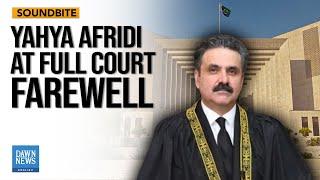 Yahya Afridi Full Court Farewell | Dawn News English