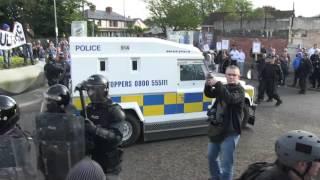 Belfast riot - Ardoyne road july 12th 2012