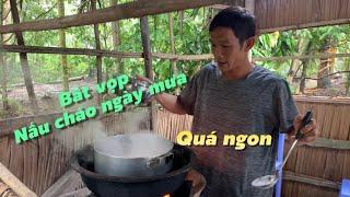 2 Anh Em Vào Con Xẻo Nhỏ Lụm Vọp Nấu Cháo Ăn Ngày Mưa Đúng Điệu | Vương Quốc Bần #153