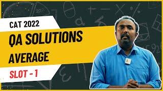 CAT 2022 Slot 1 | Average | 2IIM Tamil CAT Prep | CAT 2024