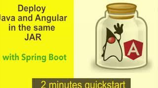 (Deprecated 2021): Deploy a Java and Angular web app in a single JAR (Spring Boot - 2 minutes)