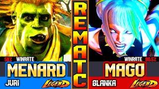 SF6 Blanka (MenaRD Vs Mago) Juri ▰ High Level