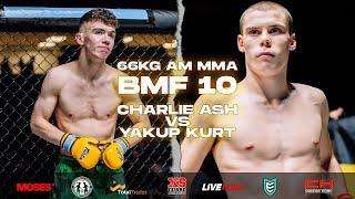 BMF 10 | Charlie Ash vs Yakup Kurt | Amateur Featherweight MMA