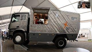 Bimobil EX 540 RV expedition vehicle 4x4 motorhome Camper EX540 MB Arocs walkaround + interior V1853