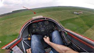 FIRST FLIGHT in a Single Seater Glider | K8 Launch, Flight & Landing | & Stalls | GoPro Cockpit View