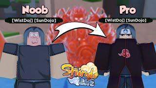 Noob To Pro - Shindo Life | Becoming Itachi Uchiha & Obtaining Bankai Spirit!