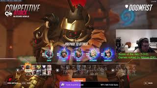 Overwatch 2 Top Ranked & Agressive Doomfist Gameplay By Doomfist God Chipsa