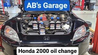 HONDA S2000 oil change [ how to ] #s2000 #DIY