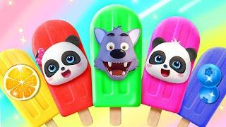 LIVE | Rainbow Ice Pop | Learn Fruits | Colors Song | Nursery Rhymes & Kids Songs | BabyBus