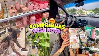 COMPRAS DO ENXOVAL DA CASA NOVA  COMPRINHAS PARA COZINHA & DECORAÇÃO