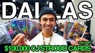 SPENDING $100,000 on CJ STROUD ROOKIE CARDS At THE DALLAS CARD SHOW