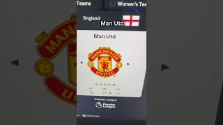 Man Utd’s high rating on FC 25 #shorts #football #fc25 #fifamobile #worldcup