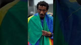 Yomif Kejelcha of Ethiopia broke the men's half-marathon world record on Sunday with 57 min & 30 sec