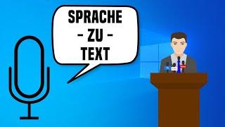 Sprache zu Text umwandeln in Windows 10 (kostenlos) | Tutorial