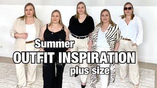 Summer Outfit Inspiration with H&M plus size Essentials