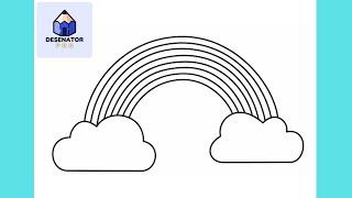 Cum Sa Desenezi Un CURCUBEU | Usor Pas cu Pas Tutorial pentru Incepatori