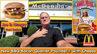 Mcdonald's New BBQ Bacon Quarter Pounder with Cheese Review * Angel Reese  QPC * Joe is Hungry ️