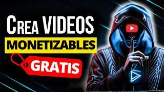 INCREÍBLE! Crea Videos Automatizados para YouTube Monetizables  con Inteligencia Artificial gratis