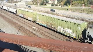 Norfolk Southern 38G enters Conway.