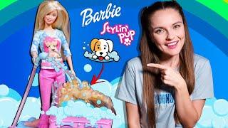 WASHES OFF THE DIRT Barbie Stylin' Pup 2002 Review and Unboxing