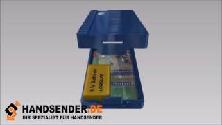 Ansonic Handsender - neues Gehäuse öffnen