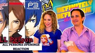 Persona All Openings Reaction