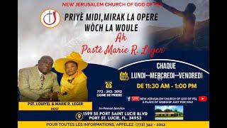 Jesus est la solution, votre miracle est possible  _  With Pastor Louiyel Leger _ February 20, 2025