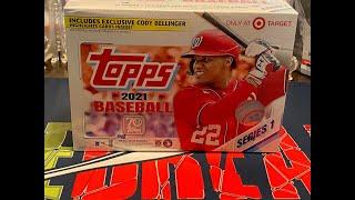 2021 Topps Series 1 Baseball Target Exclusive Mega Box Opening! Pulled My First Relic Out of Retail!