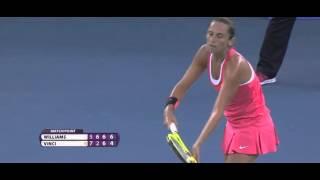 Roberta Vinci to Venus Williams : Do you want a tea or a coffee maybe?