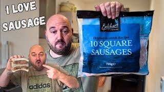 My first try of LORNE SAUSAGE - Scottish Square Sausages - BELCHERS OF AYRSHIRE - Will they be good?