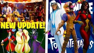 Fortnite HALLOWEEN Update! (Fortnitemares TRAILER, Disney Villains)