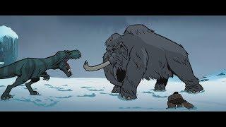 Genndy Tartakovsky's Primal | Spear and Fang vs. Elder Woolly Mammoth