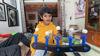 Kunali playing Floating Ball Game @souravjvlogs @piyushjocgaming