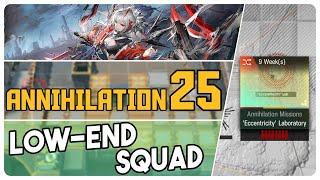 Annihilation 25 - Eccentricity Laboratory | Low End Squad |【Arknights】