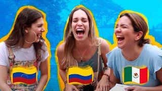 Spanish conversation, latinas using their own slang  Colombia, Mexico and Venezuela