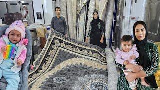 Buying a carpet for Parisa's house with Ali's help  / Nomadic life documentary