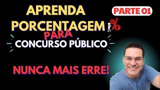 PORCENTAGEM PARA CONCURSO PÚBLICO-PARTE 01