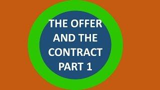 The Offer And The Contract Fernando Herboso Realtor Part 1