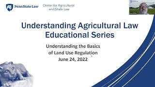 Understanding the Basics of Local Land Use Regulation of Agriculture