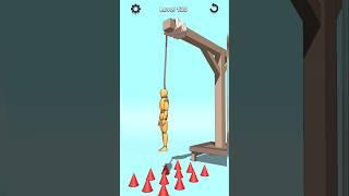Hang the ragdoll Kick & Break android 3dgame short robot video #robotgame #kickgame #shortvideo
