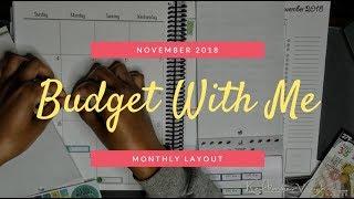 November Budget With Me: Monthly Layout | KeAmber Vaughn