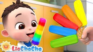 Making Ice Pops Song | EP79 | Colorful Ice Pops for Kids | LiaChaCha Kids Songs & Nursery Rhymes