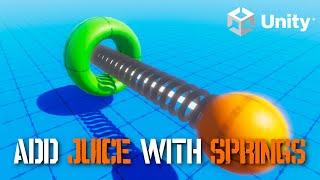 Add JUICE to Your Game with Springs | Unity Tutorial