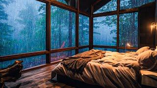 Sounds Rain and Thunder on Window  Beat Insomnia, Relax, Meditation, Study, Reduce Stress