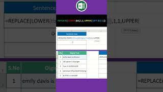 How to Capitalize First Letter of First Word in Excel | Sentence Case in MS Excel